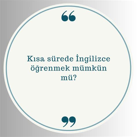 Kısa Sürede Çok Şey Öğrenmek Mümkün mü?