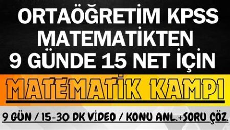 KPSS Matematik İçin Günlük Pratik Rutini
