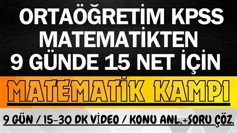 KPSS Matematik İçin Günlük Pratik Rutini