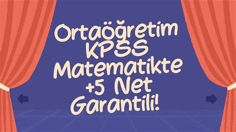 KPSS Matematikte Hızlı Soru Çözme Stratejileri