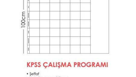 KPSS’de 30 Günlük Yoğunlaştırılmış Çalışma Planı