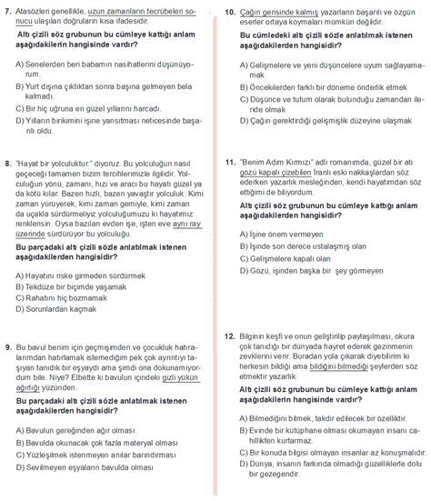 KPSS’de Anlam Sorularına Yaklaşım Yöntemleri