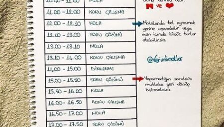 KPSS’de Başarı İçin Haftalık Performans Günlüğü