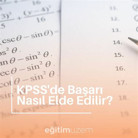 KPSS’ye Hazırlıkta Başarıya Götüren Günlük Davranışlar