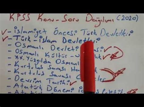 KPSS’ye Uygun Konu Dağılımı Hazırlama