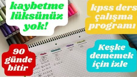 Yüksek Verim İçin KPSS Çalışma Rutini